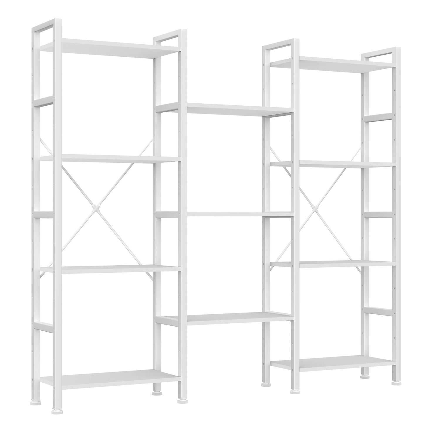 Wide Display Bookshelf Combination Adjustable Shelf Storage