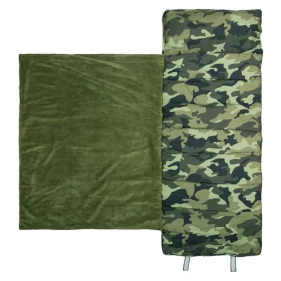 Toddler All Over Print Nap Mat with Soft Blanket and Removable Pillow