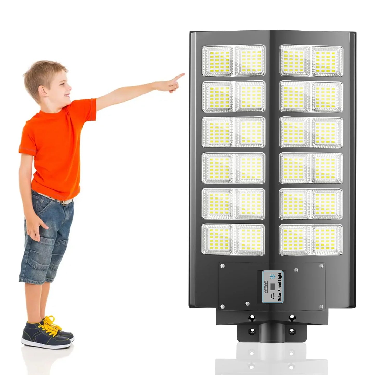 Waterproof Solar Lights Automatically Turn On at Dusk and are Equipped with Motion Sensors.
