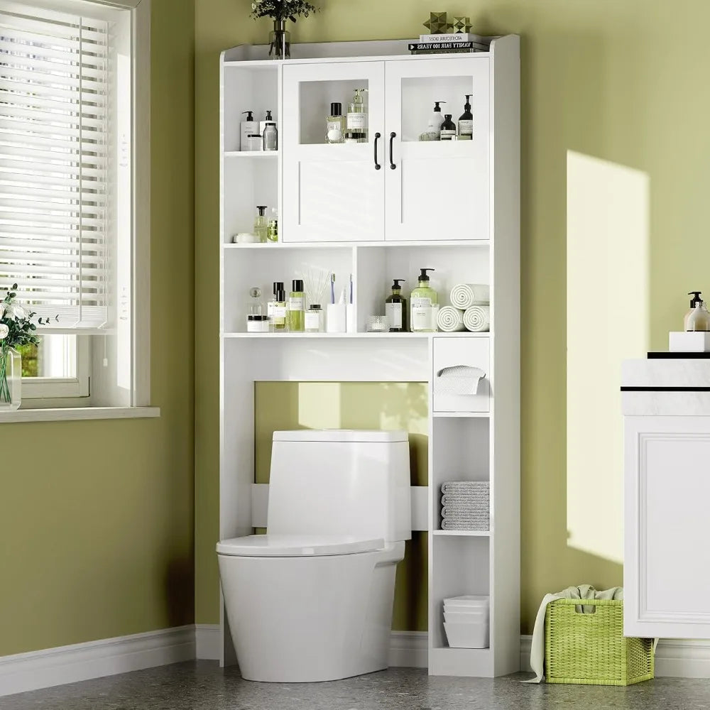 Over Toilet Cabinet - Adjustable Restroom Organizer
