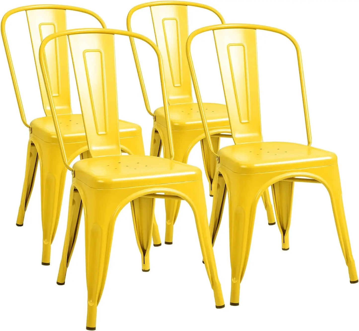 Furmax Metal Stackable Classic Trattoria Chair