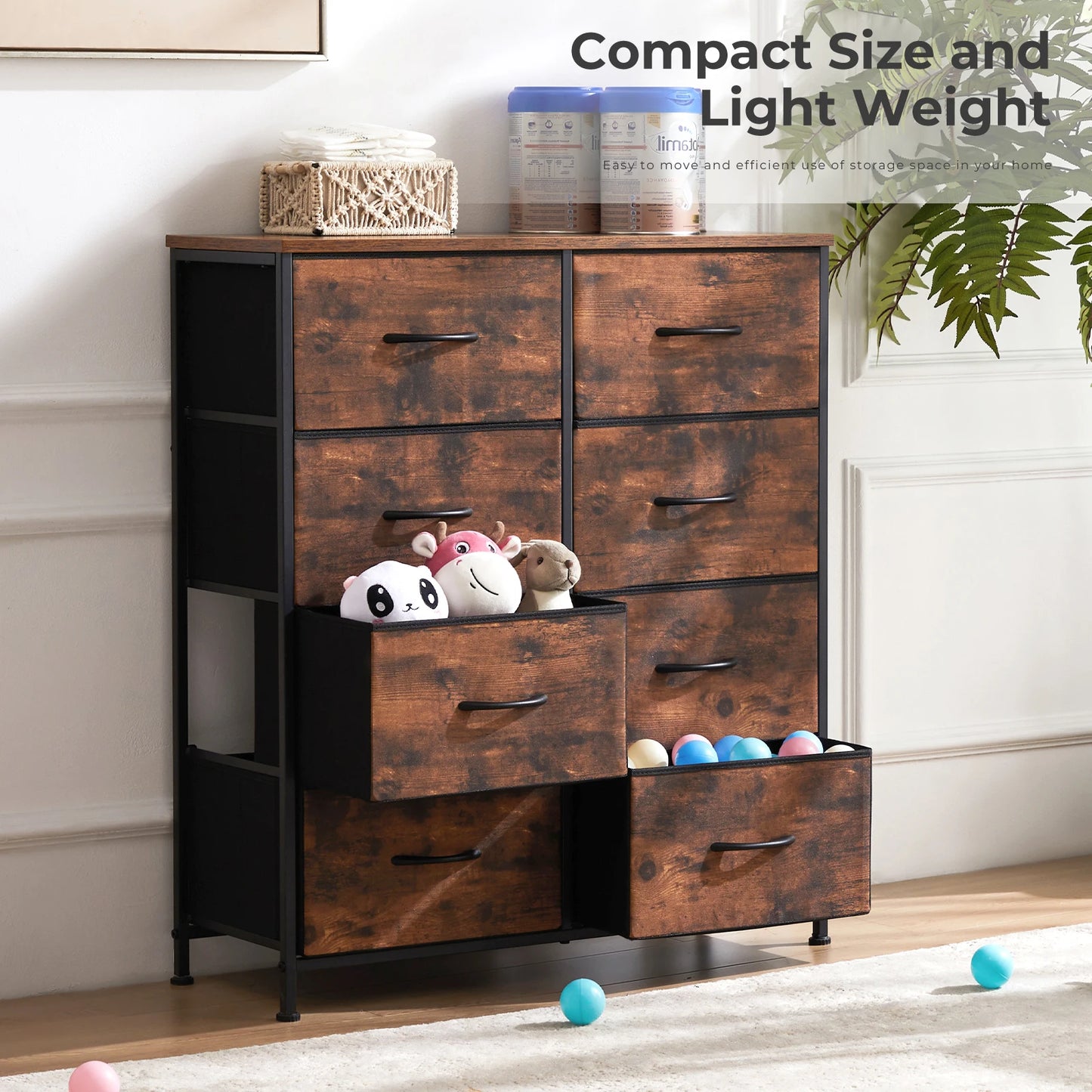 Fabric Cabinet Table Storage