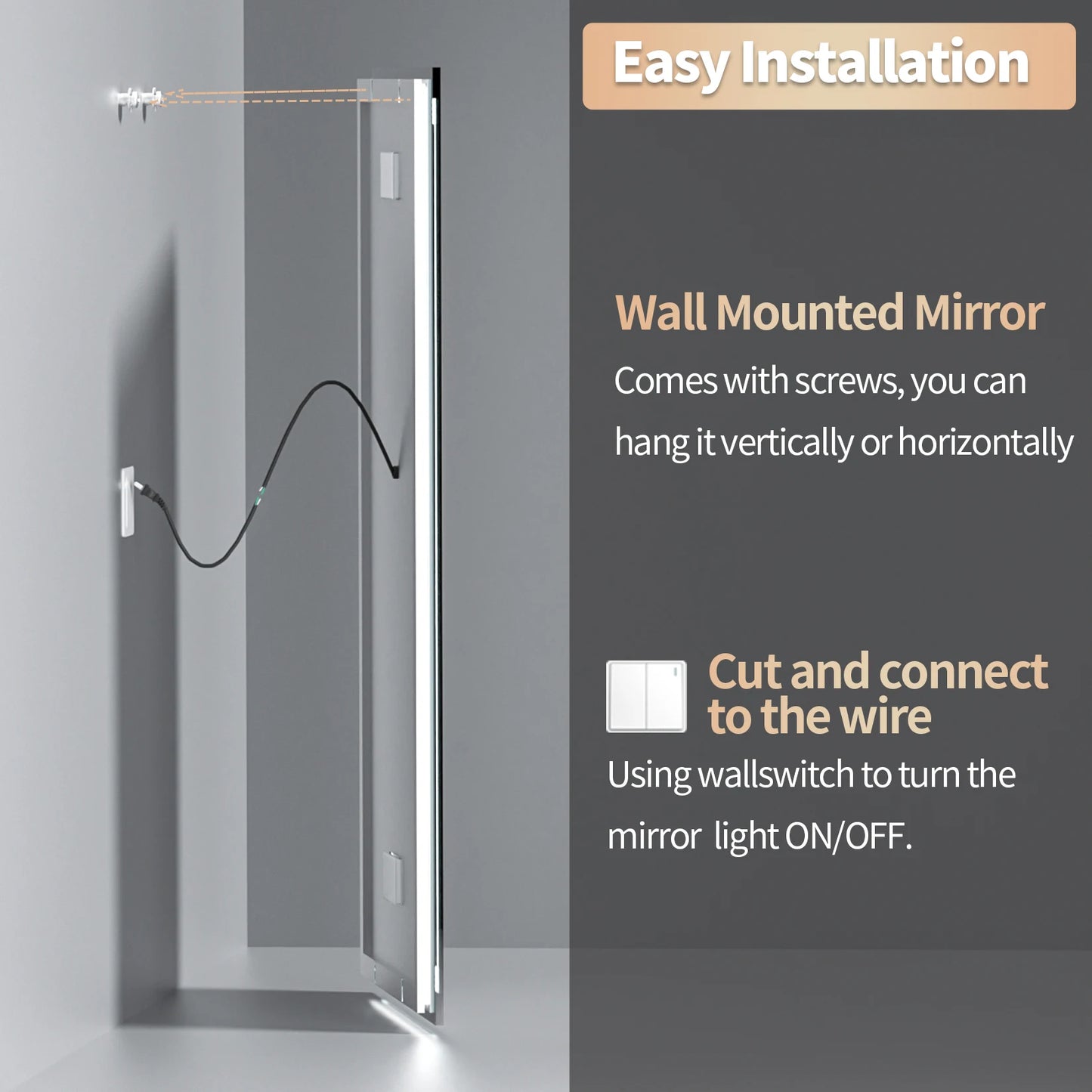 LED Vanity Mirror with Lights