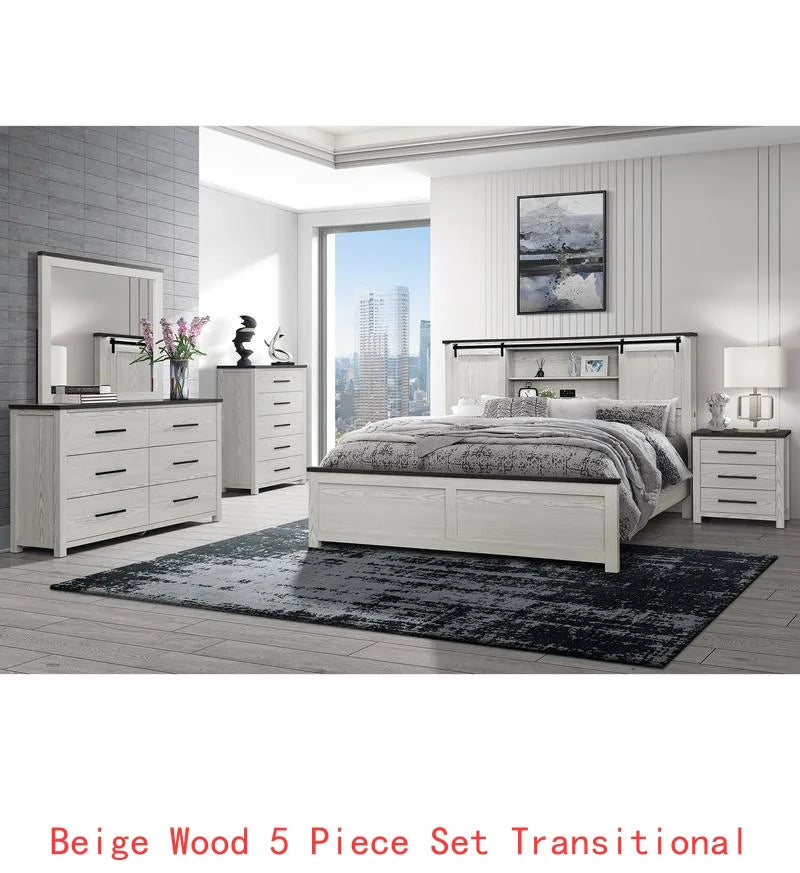 Bedroom Furniture Set in Beige