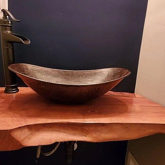 Copper Vessel Bathroom Sink