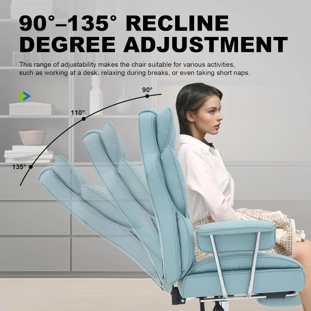 Executive Office Chair with Footrest