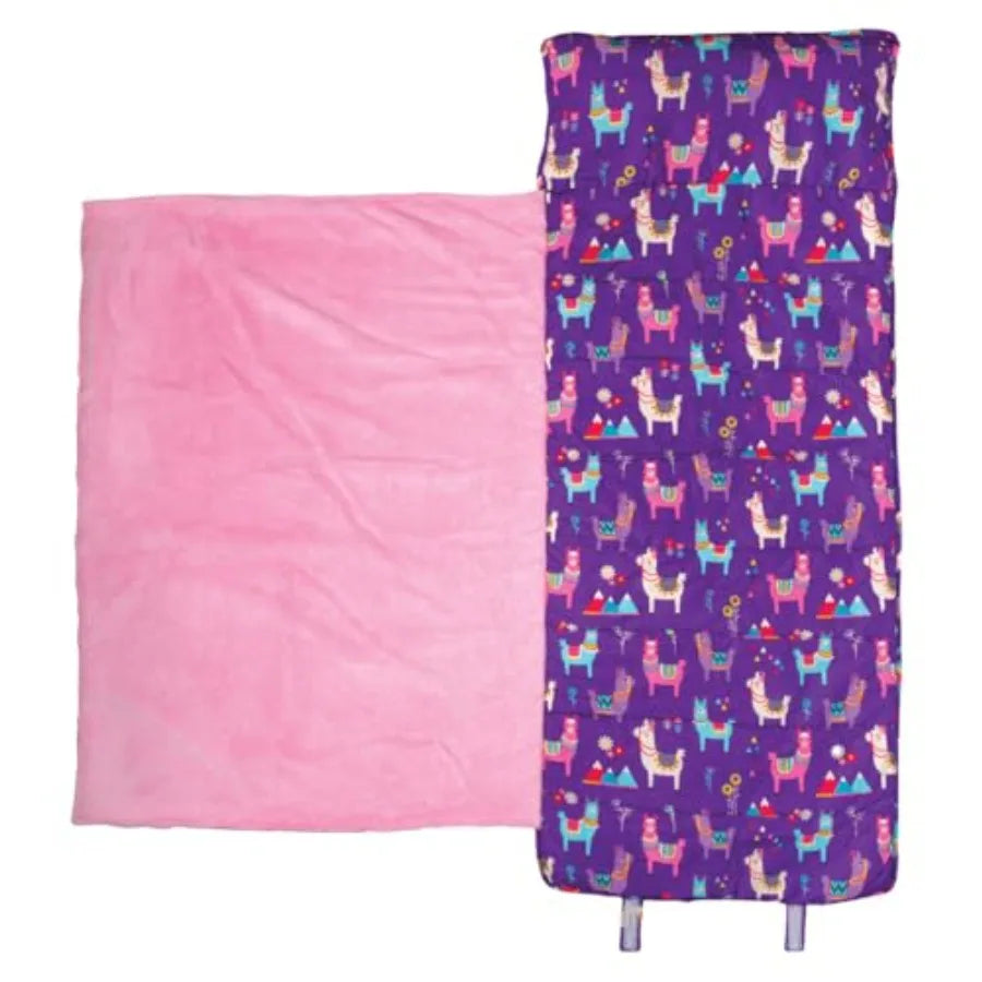 Toddler All Over Print Nap Mat with Soft Blanket and Removable Pillow