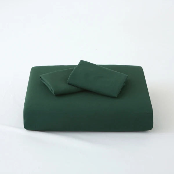 Solid Color Bedding Set with Duvet Cover