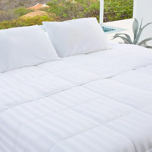 All-Season Soft Low-Loft Duvet Comforter with Anchor Loops