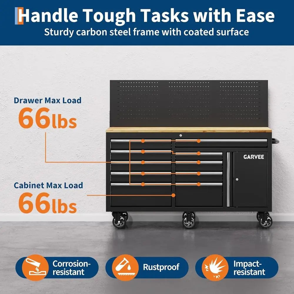 Heavy Duty Workbench & Rolling Tool Chest