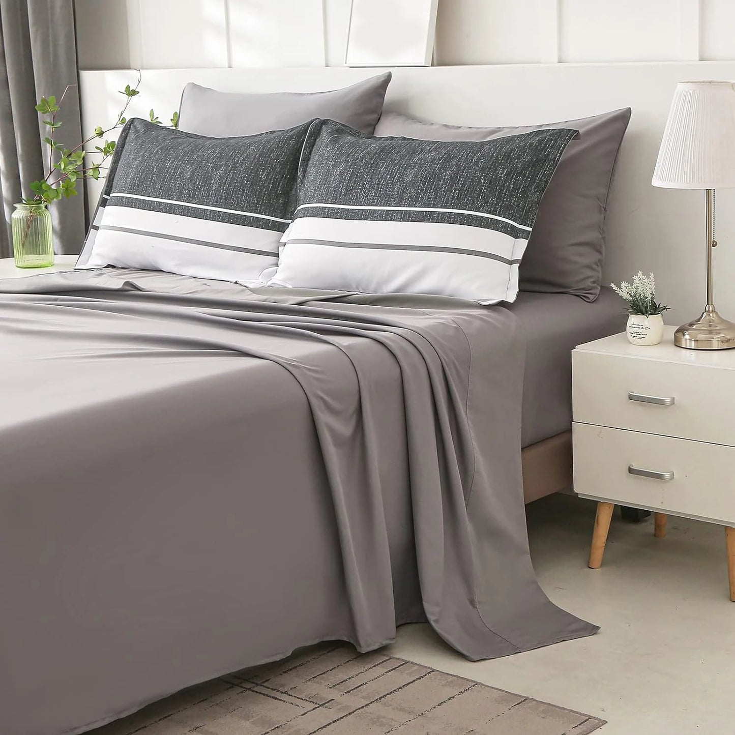 Striped Comforter Set