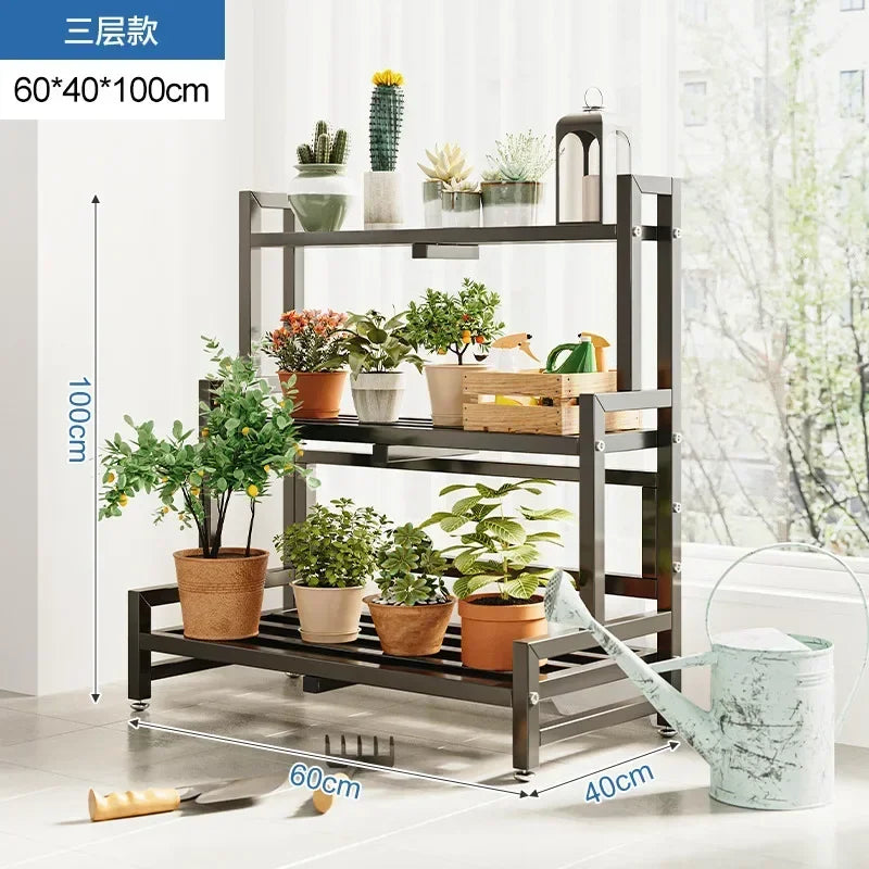 Universal Outdoor Metal Square Plant Rack