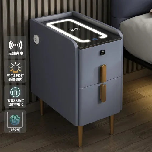 Modern Bedside Table Smart Dresser Created Luxury Vanity Desk