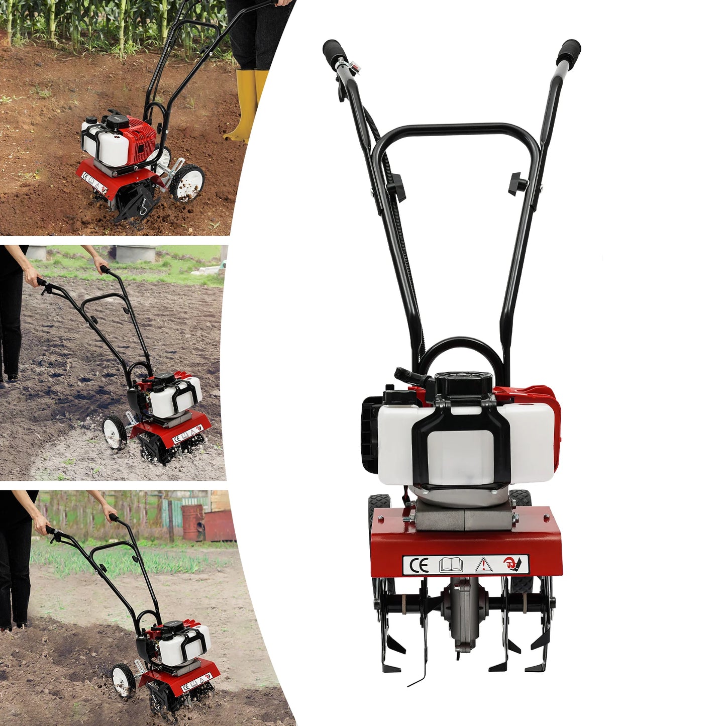 Air-Cooled  Gasoline Engine Plowing Tilling Weeding Excavator