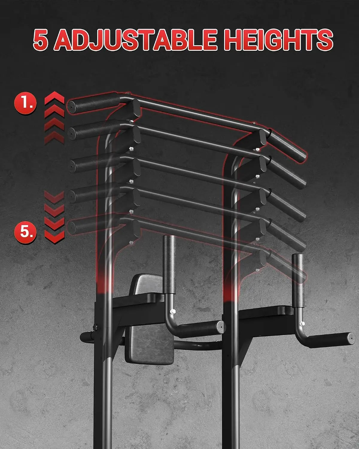 Heavy Duty Adjustable Pull Up Station
