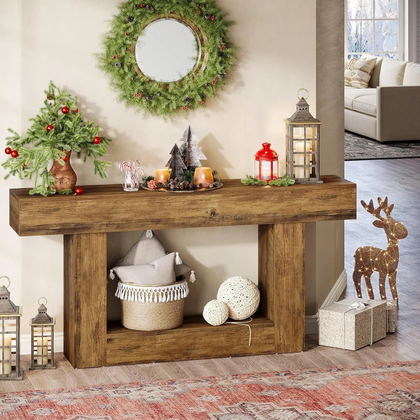 Entrance Table with Storage