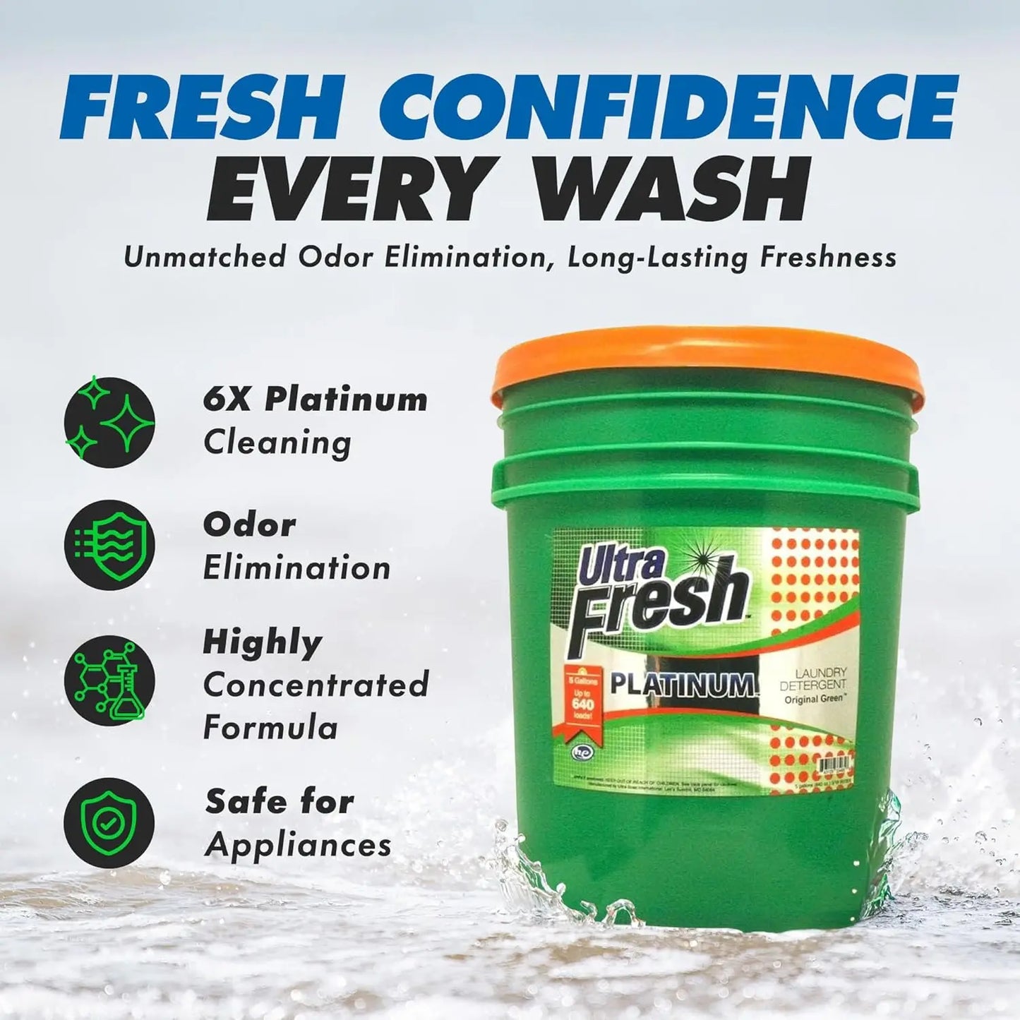 Platinum Laundry Detergent Liquid for All Machine Types