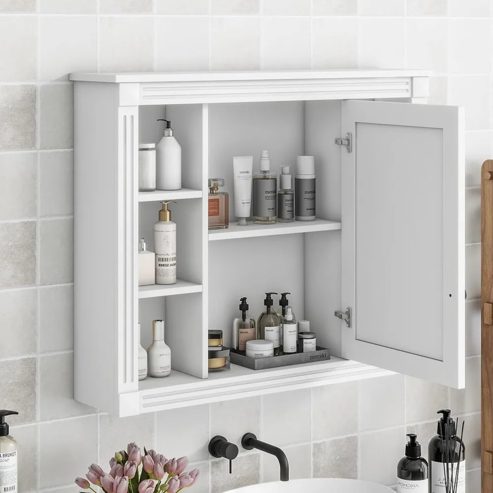 Wall Mounted Bathroom Medicine Cabinet with Mirror