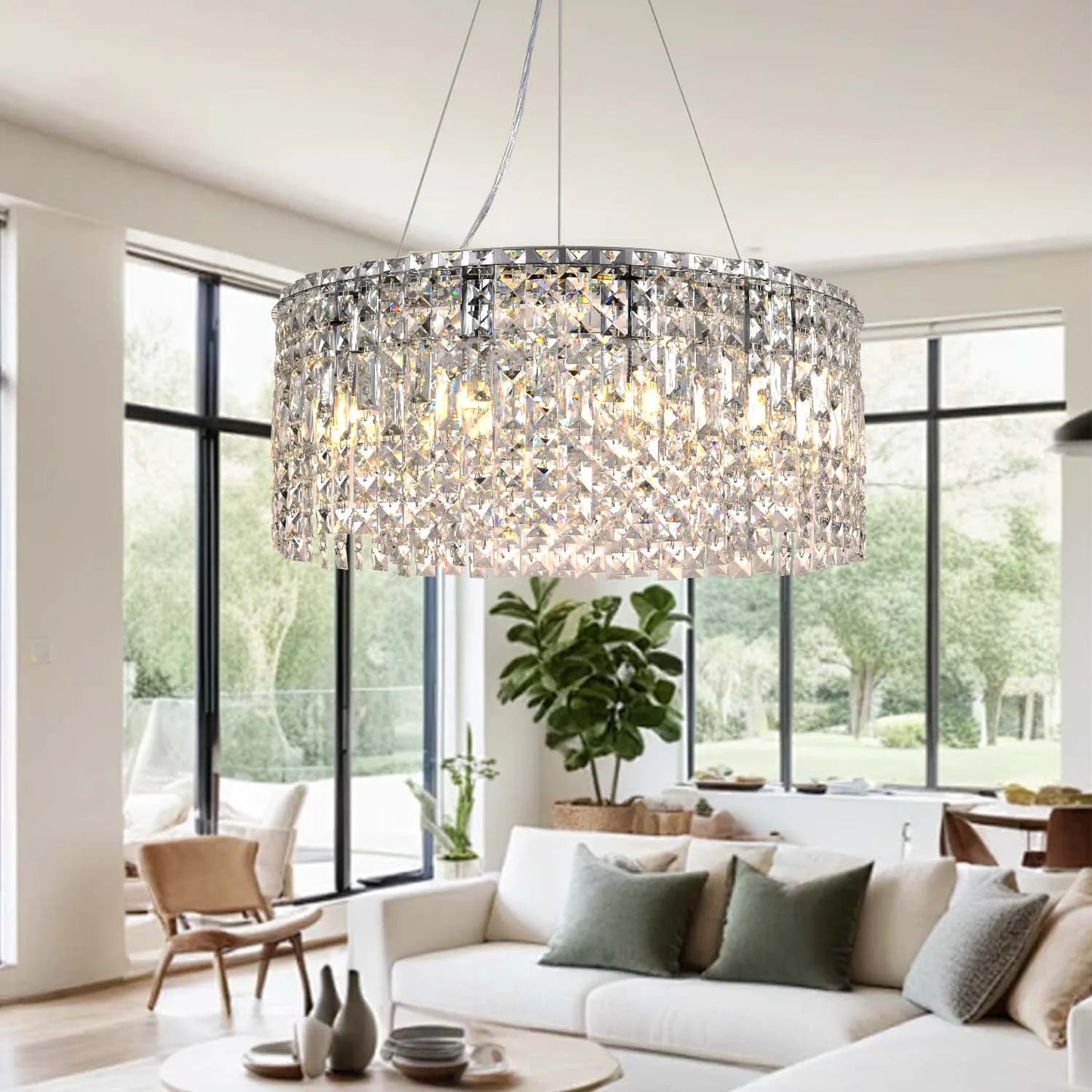 Modern Ceiling Crystal Chandelier