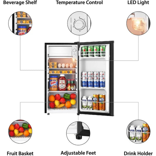 Single Door Mini Refrigerator