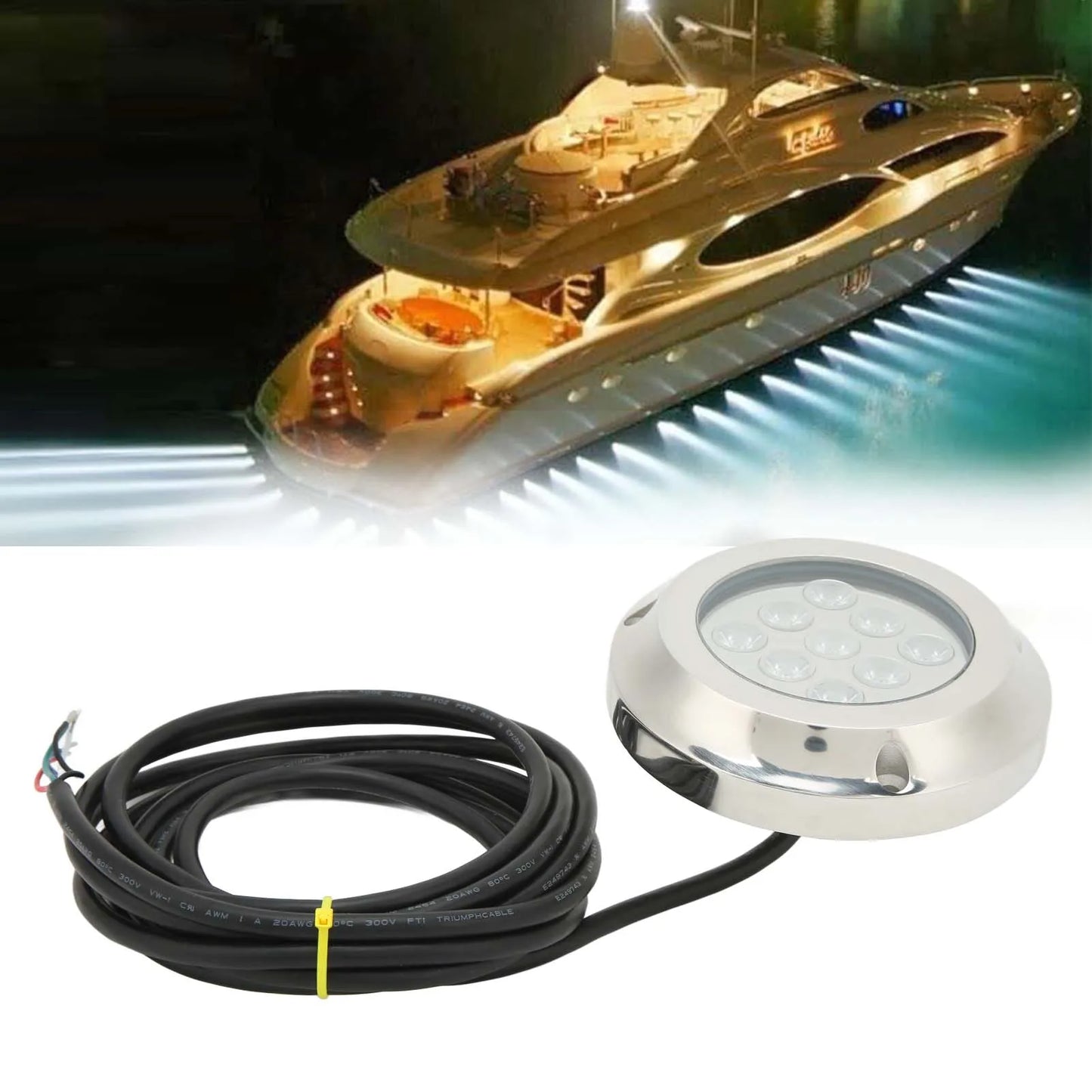 Waterproof Underwater Light Dome Swimming Pool Lamp
