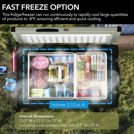 Portable Refrigerator and Deep Chest Freezer