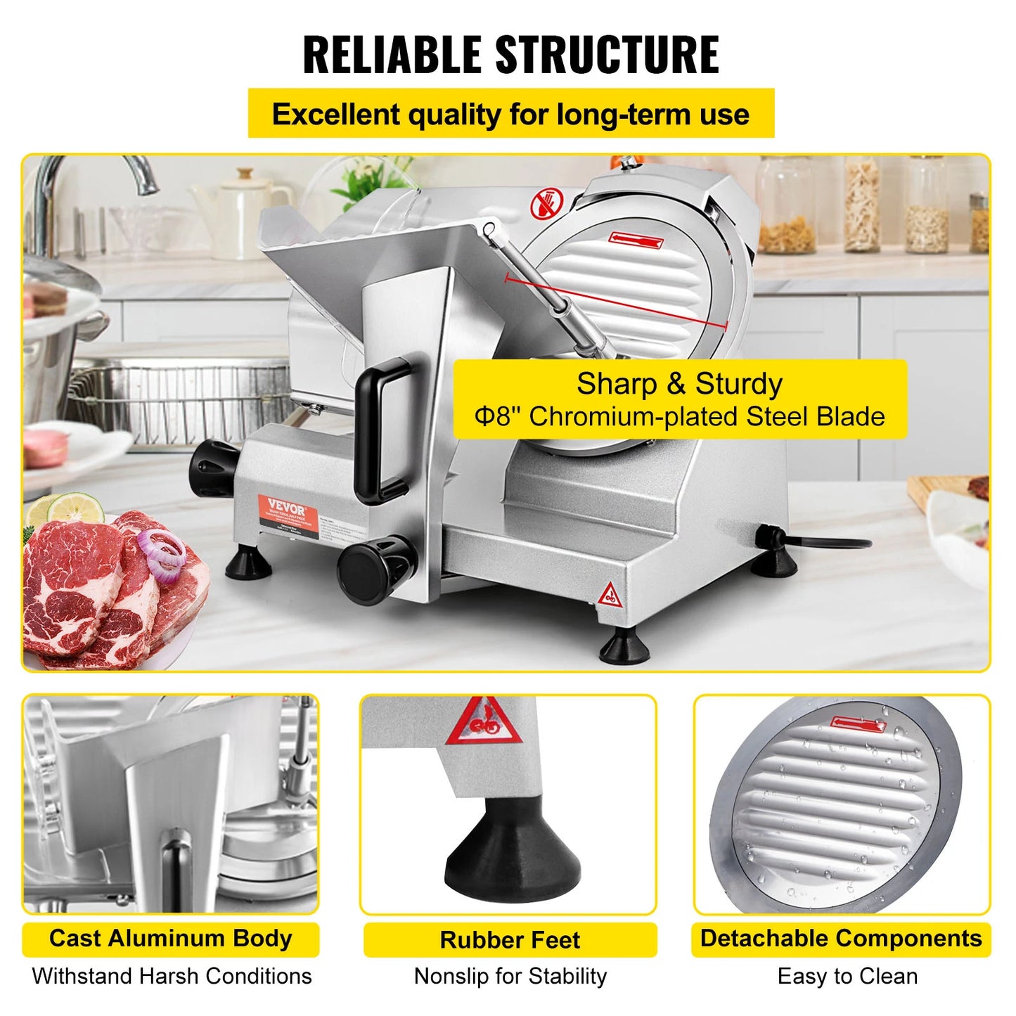 Electric Deli Food Meat Slicer