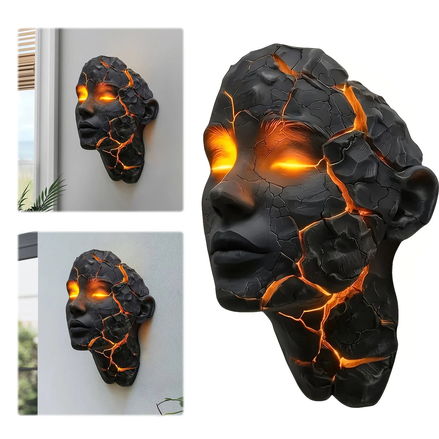 Broken Soul LED Wall Lamp Decor