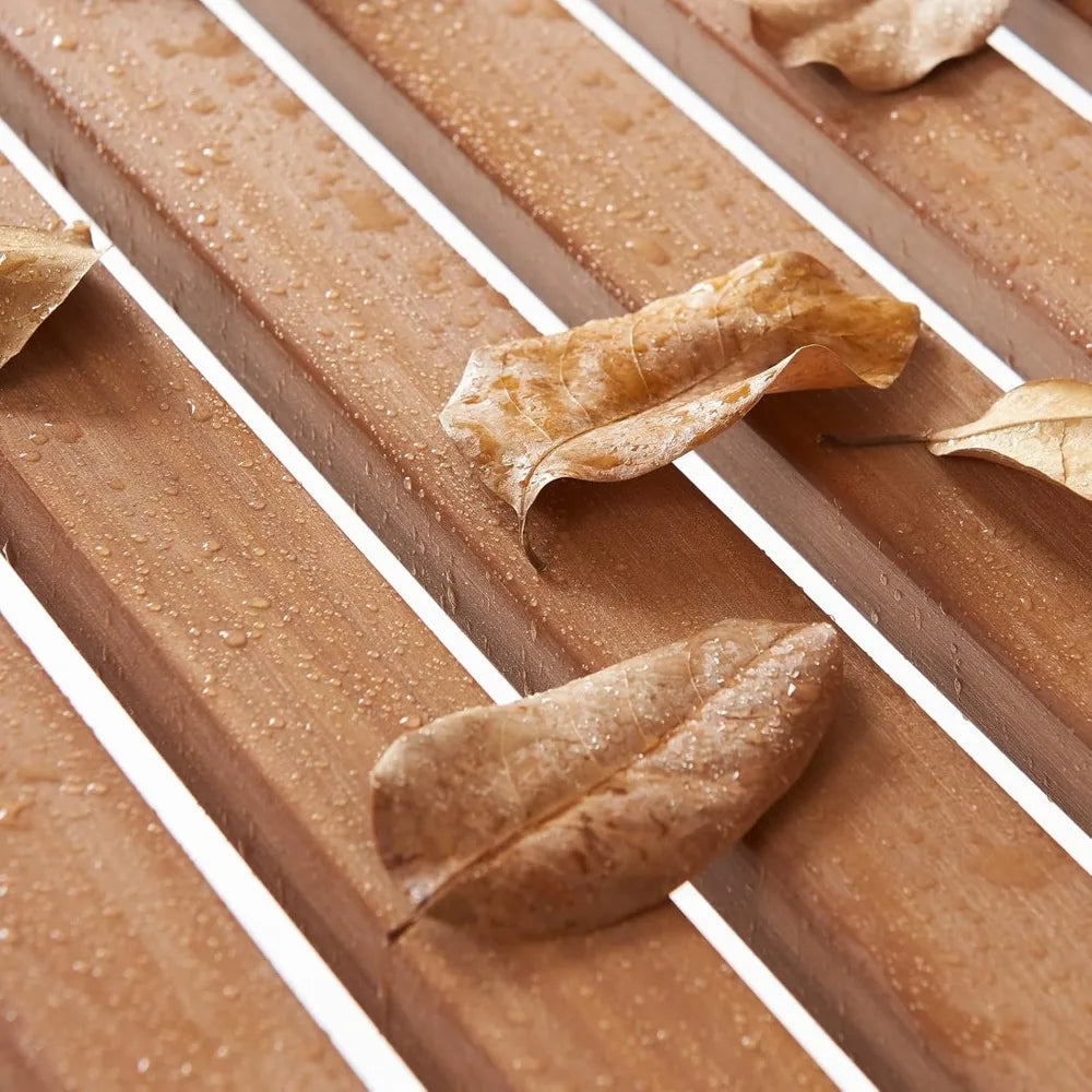 Porch Swing with 2-Person Poly Lumber Outdoor Porch Swing