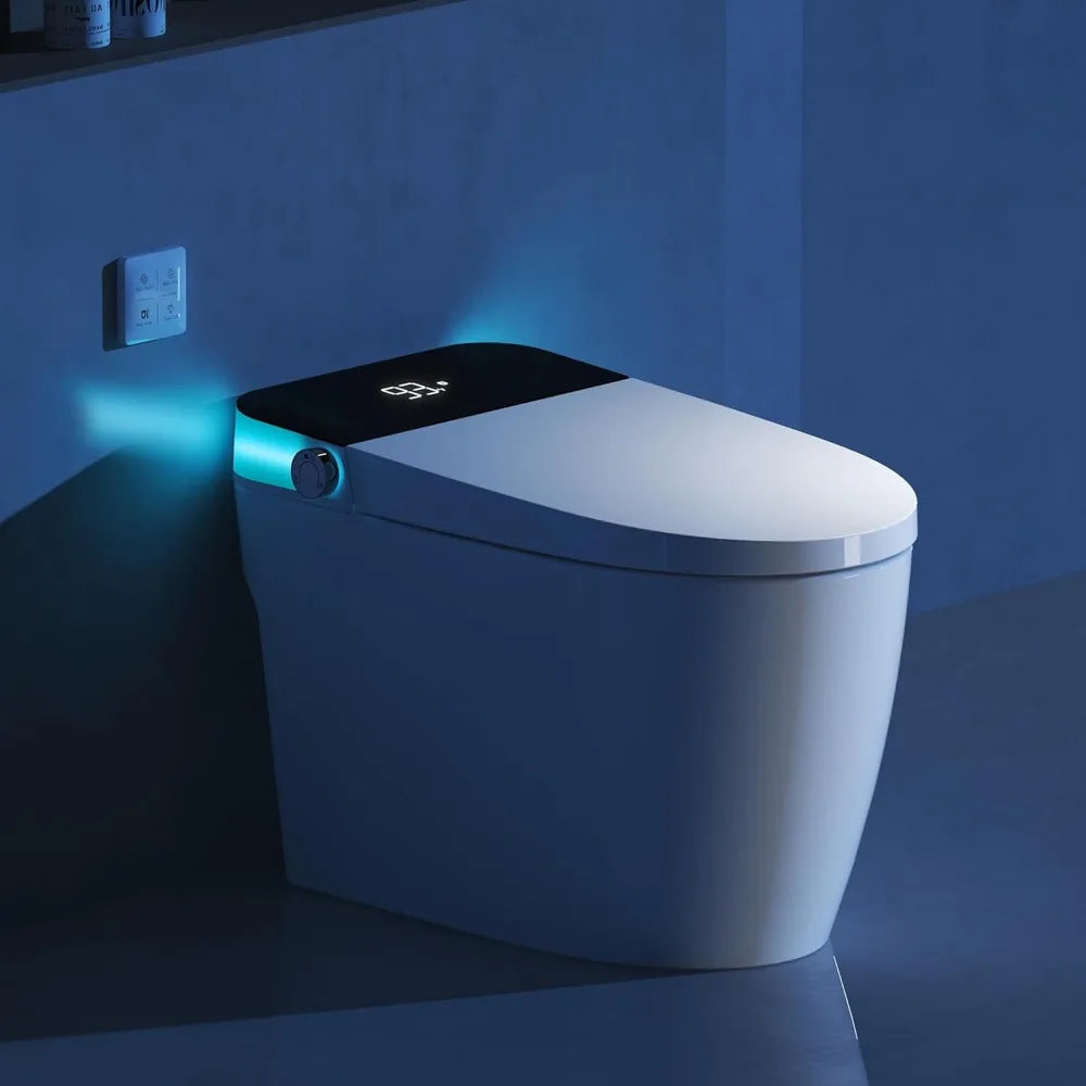 Smart Toilet with Heated Seat & Auto Flushing
