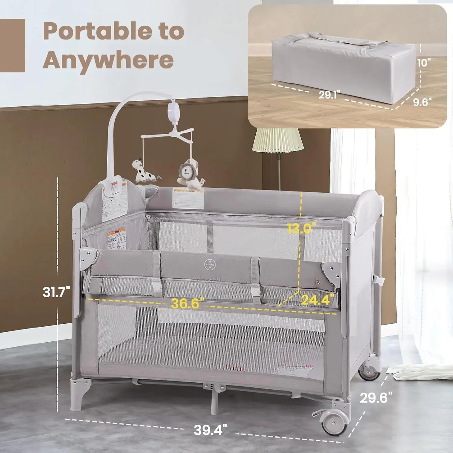 Baby Bassinet Bedside Sleeper