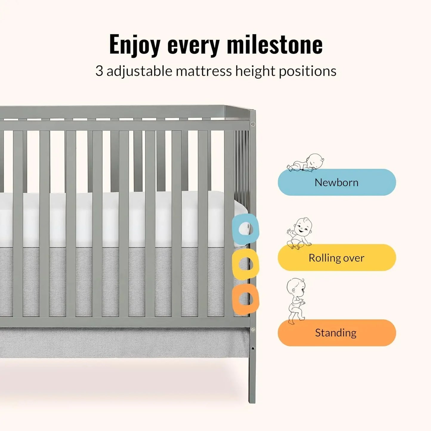 Full-Size Baby Crib