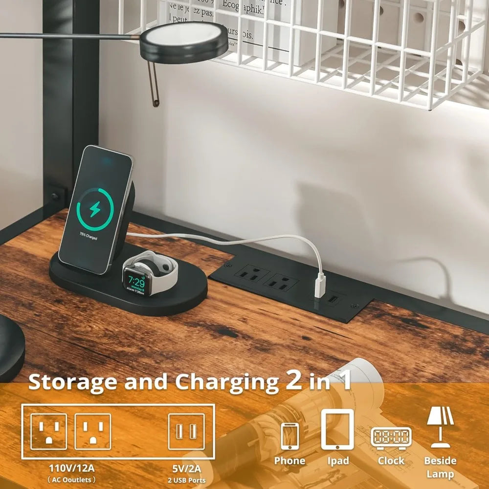 Loft Bed Twin Size with Desk