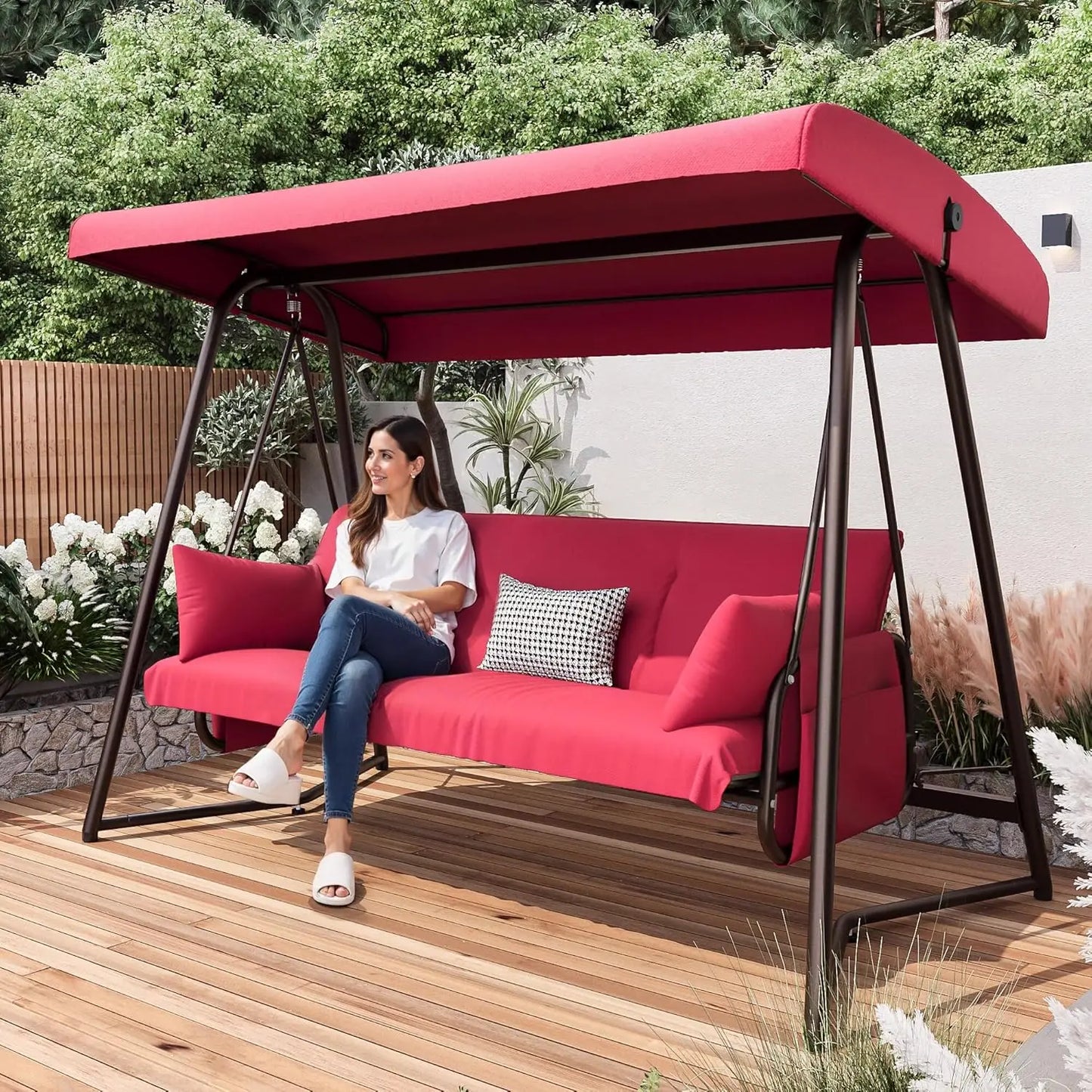 Porch Swing with Canopy