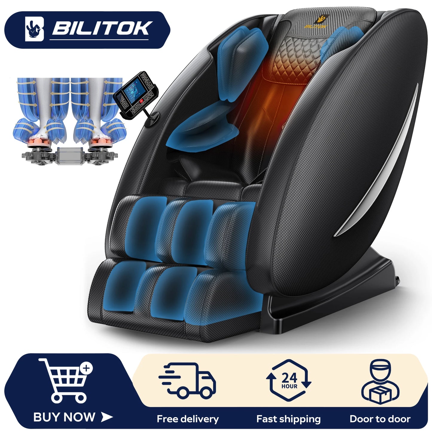 Massage Chair Recliner w/Full Body Massage