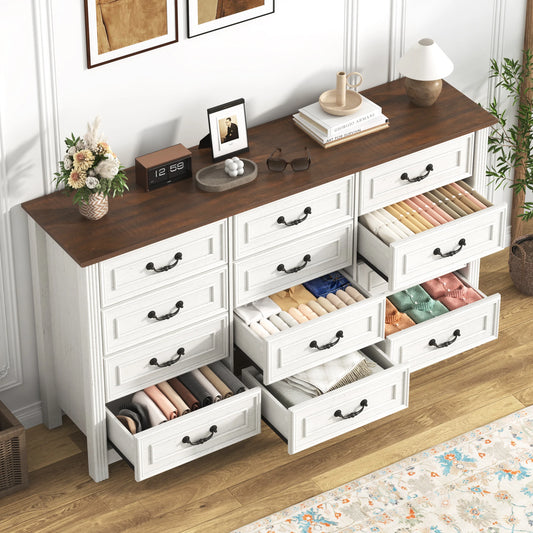 Bedroom Large Dresser with 12 Drawers