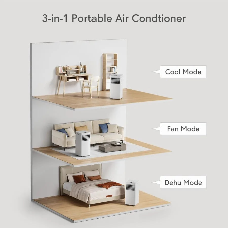 Portable Air Conditioner with Remote Control