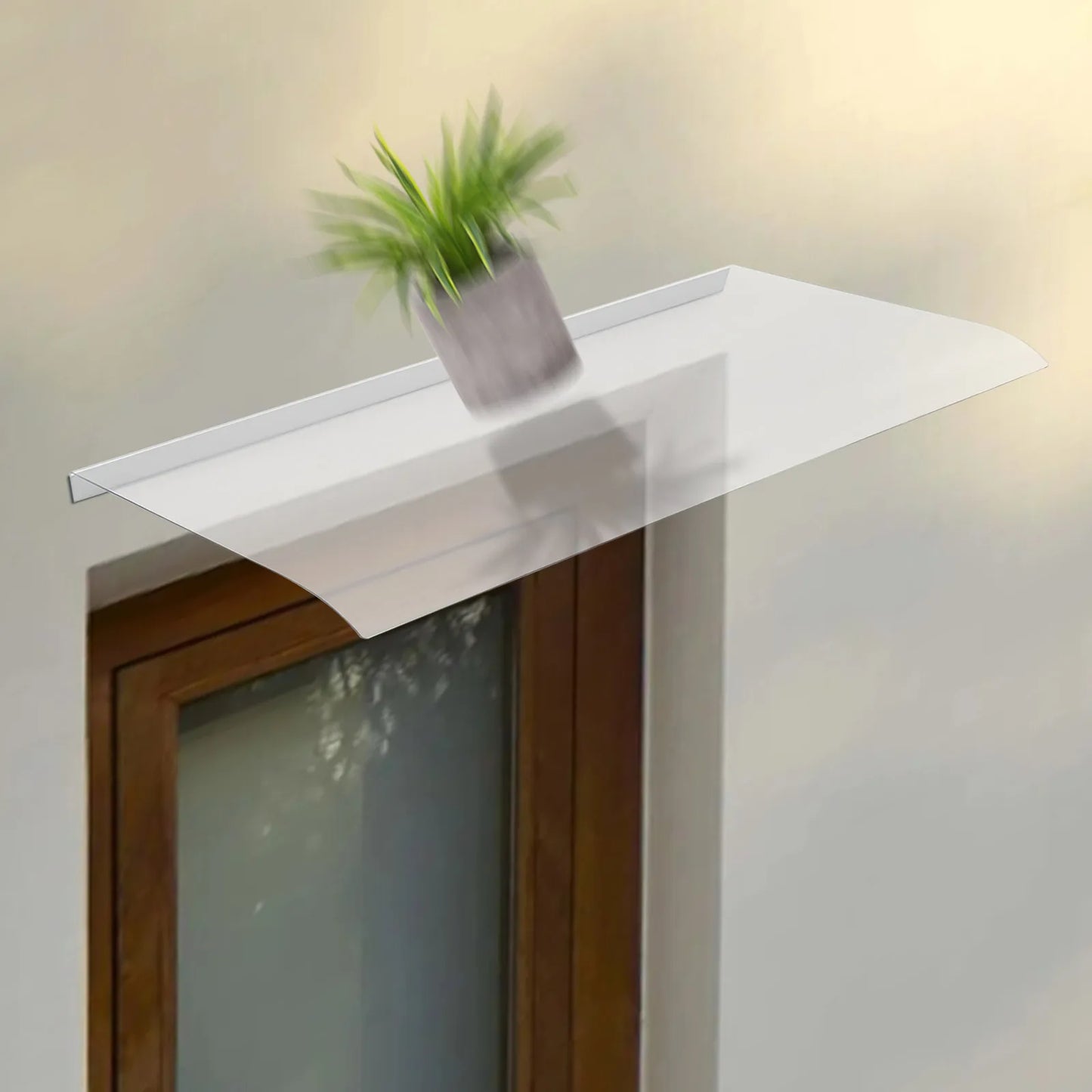 Frosted/Clear Outdoor Awning Canopy
