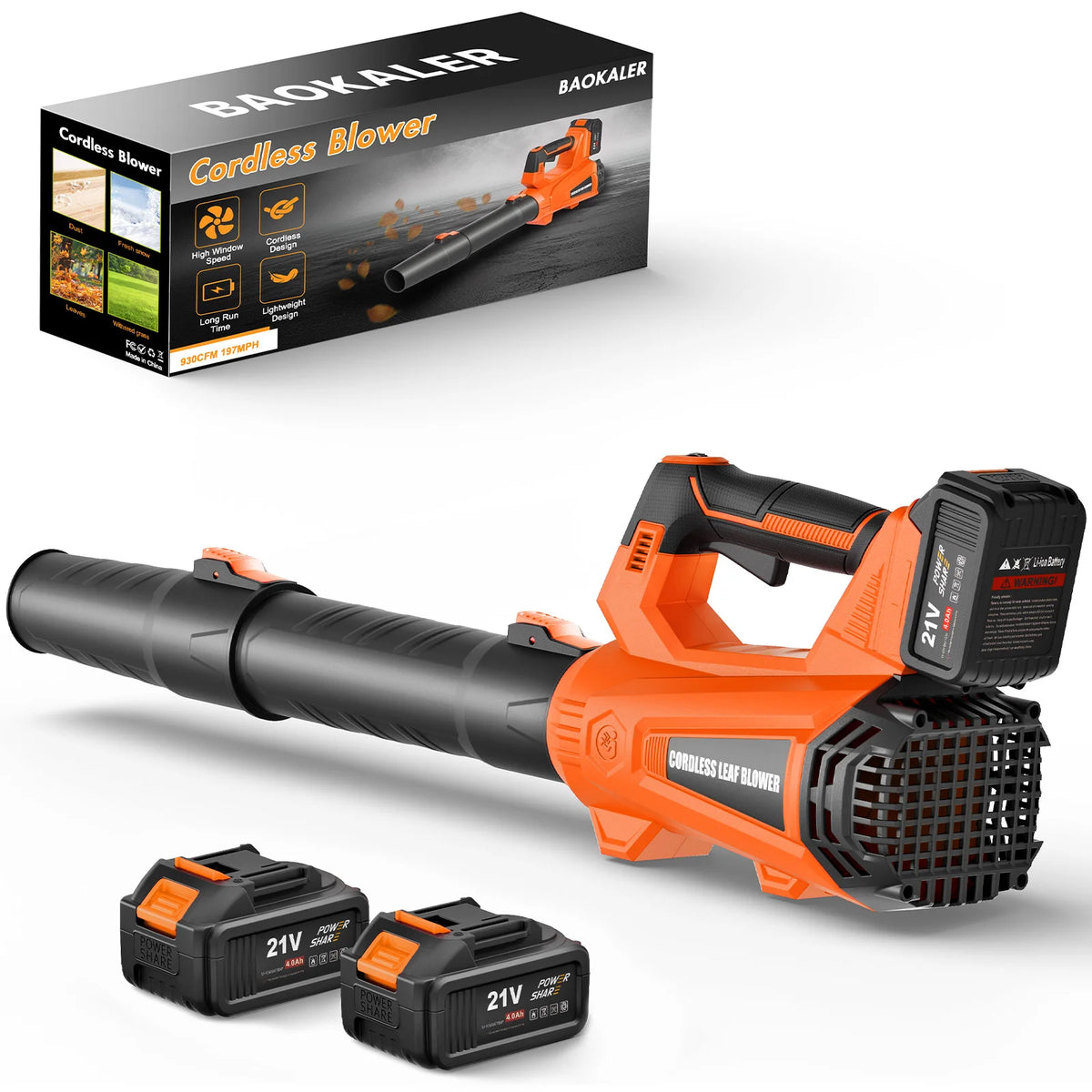 Cordless Electric Leaf Blower