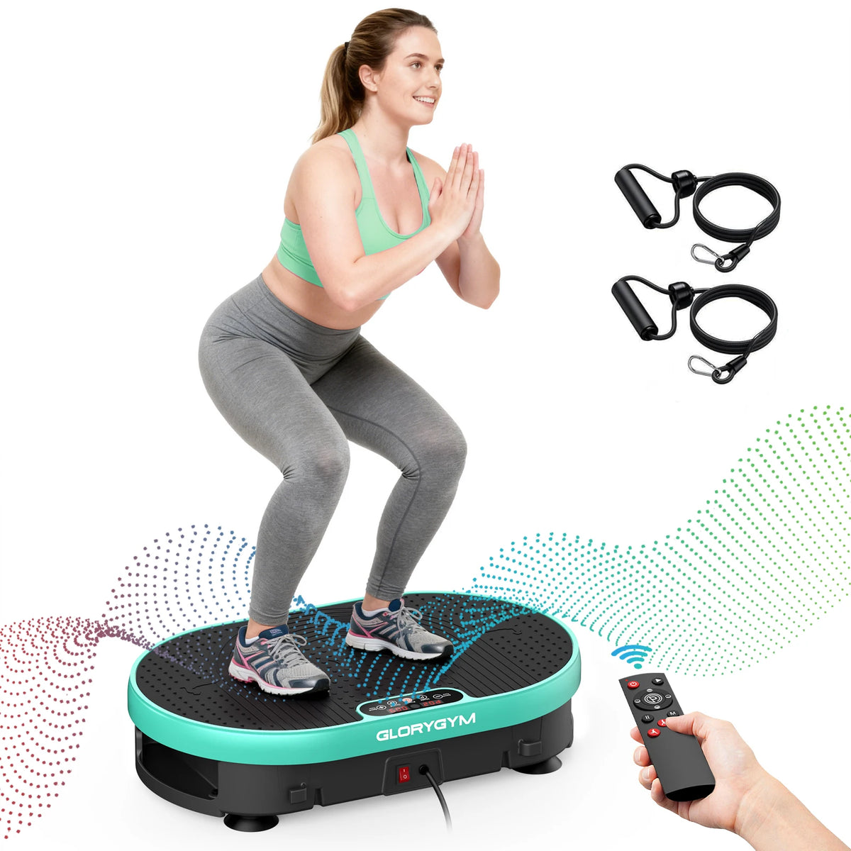 LED Display Vibration Plate Exercise Machine