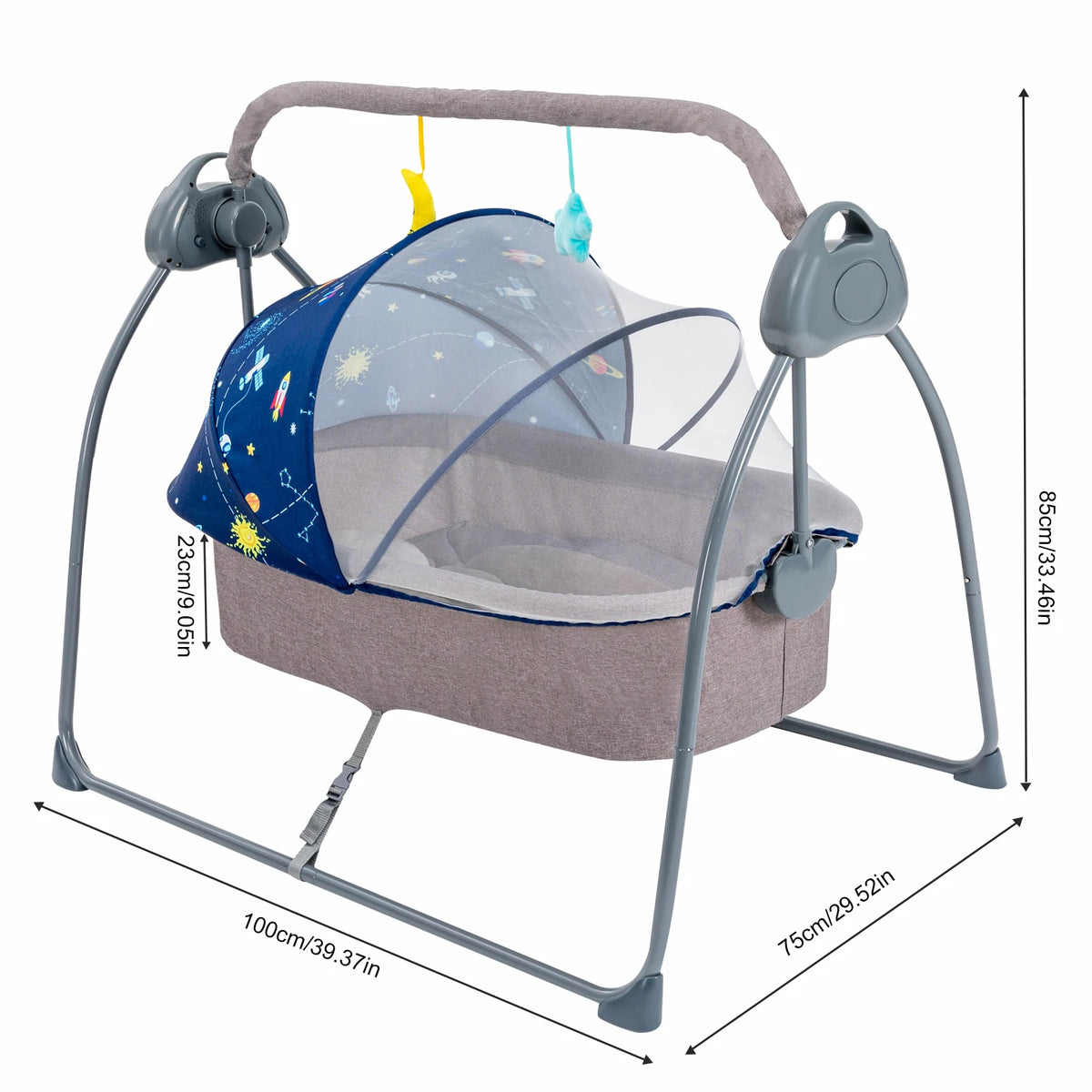 Auto Rocking Chair Bed with Remote Control