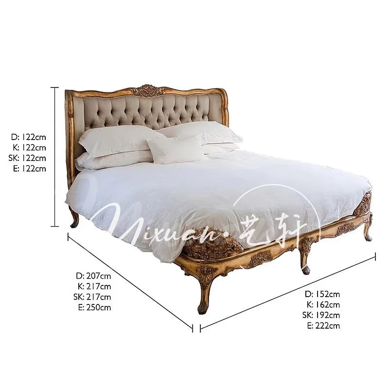 French Court Style Luxury Master Princess Bed