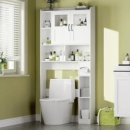 Over Toilet Cabinet - Adjustable Restroom Organizer
