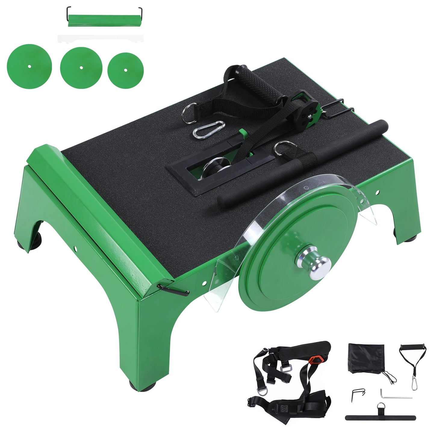 Flywheel Trainer with Adjustable Length Strap
