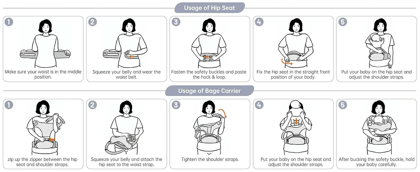 Newborn Baby Toddler Carrier