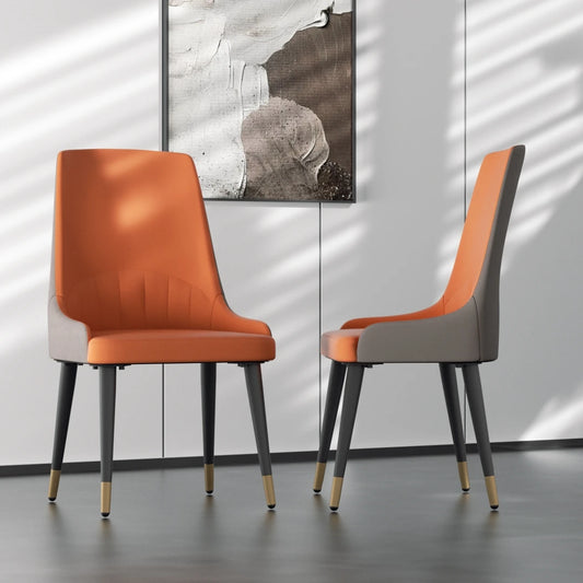Luxury Microfiber Leather Leisure Chairs with Lion Knocker