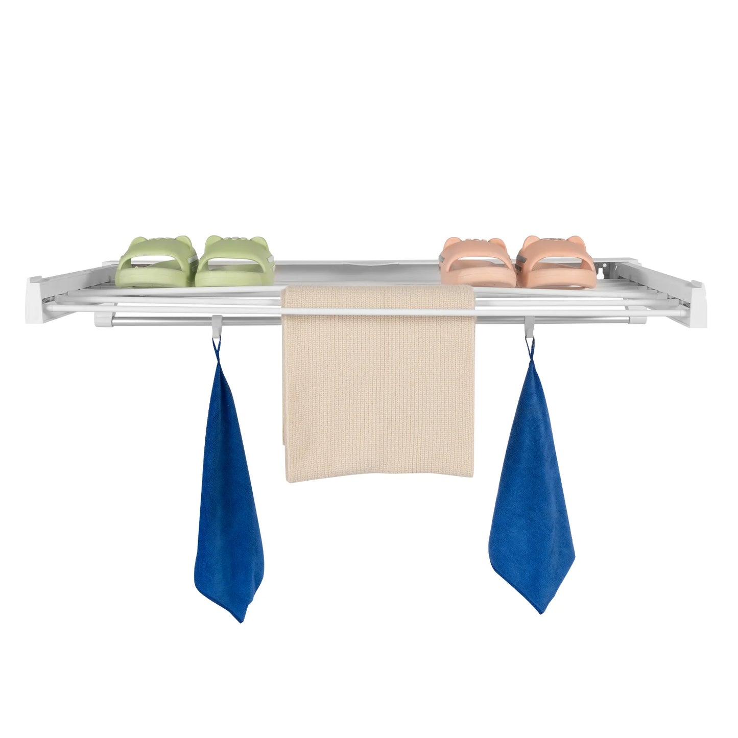 Wall Mount Retractable Clothes Drying Rack