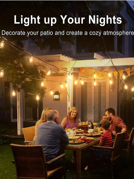 Patio Solar String Lights
