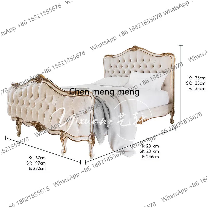French Court Style Luxury Master Princess Bed