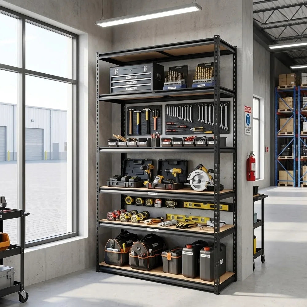 Heavy Duty Garage Storage Shelving Unit